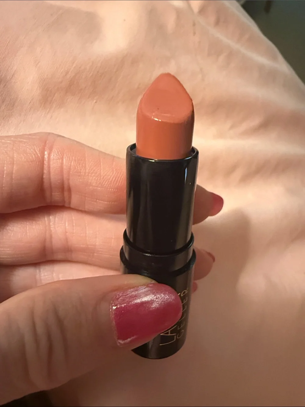 Laura Geller Terracotta Neutral Shade Lipstick Tube with Gold Logo
